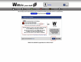 willble.com screenshot
