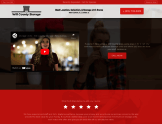 willcountystorage.com screenshot