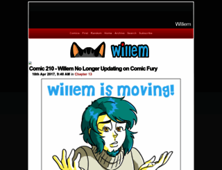 willem.thecomicseries.com screenshot