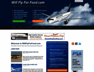willflyforfood.com screenshot