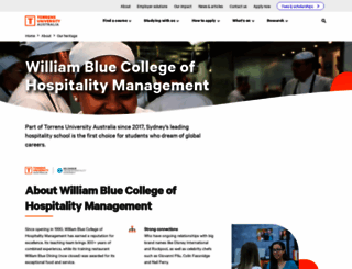 williamblue.edu.au screenshot