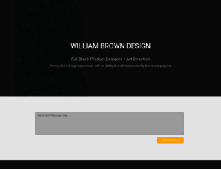 williambrowndesign.com screenshot