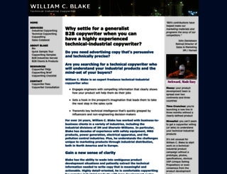 williamcblake.com screenshot