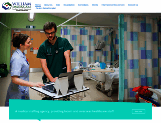 williamdaviescare.com screenshot