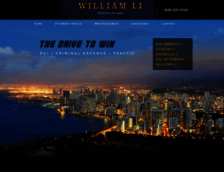 williamlilaw.com screenshot