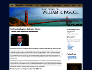 williamrpascoelaw.com screenshot