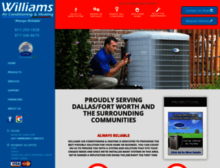 williams-ac.com screenshot