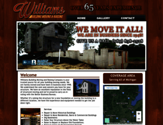 williamsbuildingmovingandraising.com screenshot