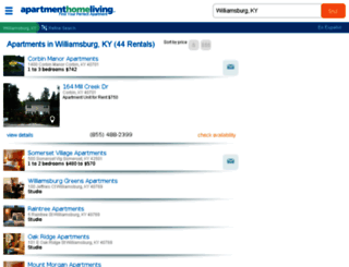 williamsburg-kentucky.apartmenthomeliving.com screenshot