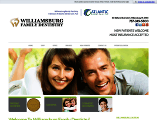 williamsburgfamilydentistry.com screenshot