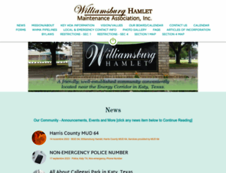 williamsburghamlethoa.com screenshot
