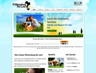 williamsburgpetloss.com screenshot
