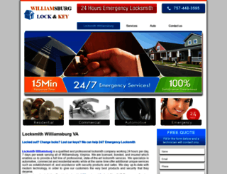 williamsburgvalocksmith.com screenshot