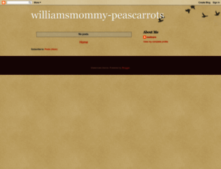 williamsmommy-peascarrots.blogspot.com screenshot