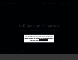 williamson-barnes.co.uk screenshot