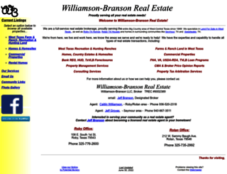 williamsonbranson.com screenshot