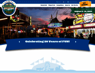 williamsoncountyfair.org screenshot