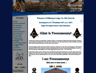 williamsonlodge309.org screenshot