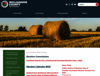 williamsonvotes.net screenshot