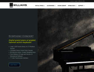 williamspianos.com screenshot