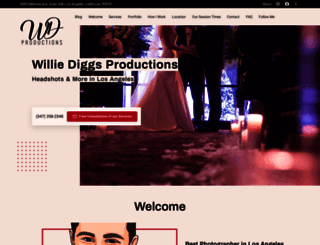 williediggsproductions.com screenshot