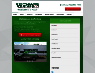 willispermianmovers.com screenshot