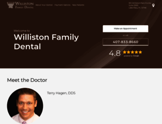 willistonfamilydental.com screenshot