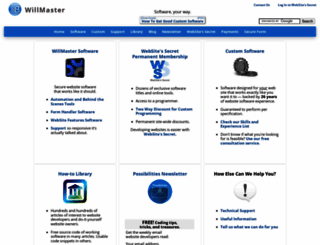 willmaster.com screenshot