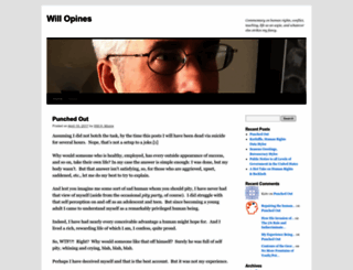 willopines.wordpress.com screenshot