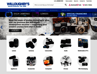 willoughbys.com screenshot