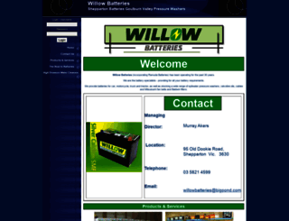 willowbatteries.websyte.com.au screenshot