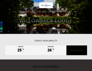 willowbeck-lodge.com screenshot