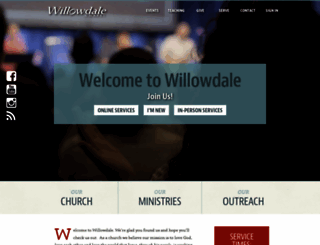 willowdalechapel.org screenshot