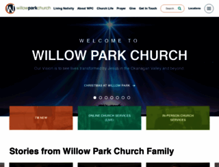 willowparkchurch.com screenshot