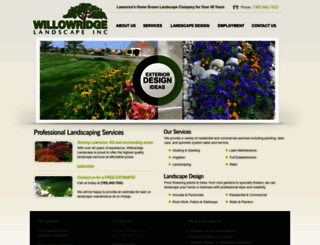 willowridgelandscape.com screenshot