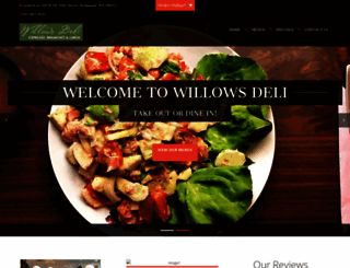 willowsdeli.com screenshot