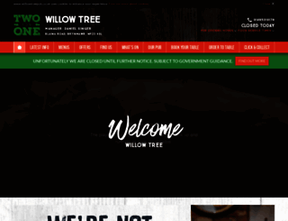 willowtreepub.co.uk screenshot