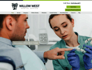 willowwestdental.com screenshot