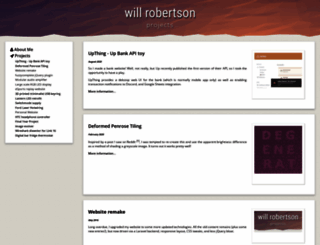 willrobertson.id.au screenshot