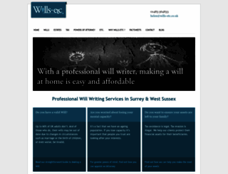 wills-etc.co.uk screenshot