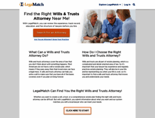 wills-trusts-attorneys.legalmatch.com screenshot