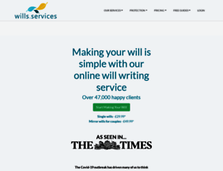 wills.services screenshot