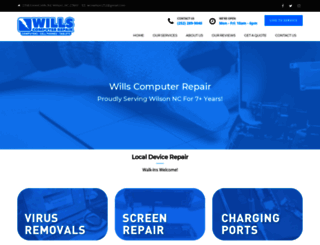 willscomputerrepair.com screenshot
