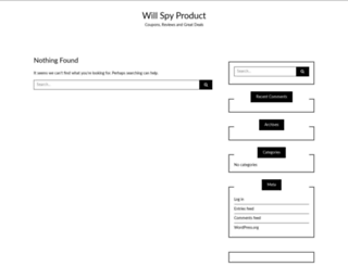 willspyproduct.com screenshot