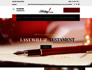 willwritingservices.company screenshot