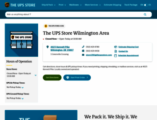 wilmington-de-1391.theupsstorelocal.com screenshot