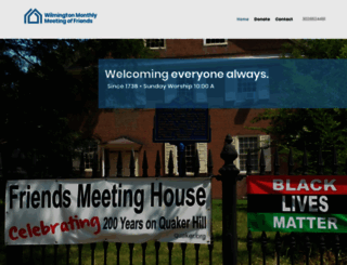 wilmingtondefriendsmeeting.org screenshot