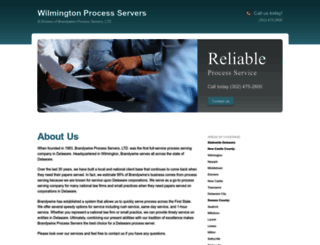 wilmingtonprocessserver.com screenshot