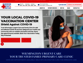 wilmingtonurgentclinic.com screenshot