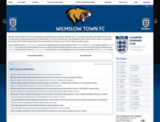 wilmslowtown.co.uk screenshot